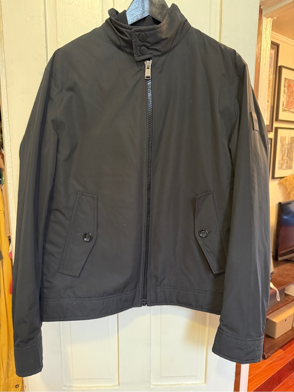 Hugo Boss Men’s 3-in-1 Jacket Black Removable Quilted Vest Liner Size 38R, NWOT